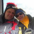 Au Ski à Schruns avant la chute d'Audrey